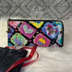 THINK BEE just heart japanese brand colorful card holder zip wallet